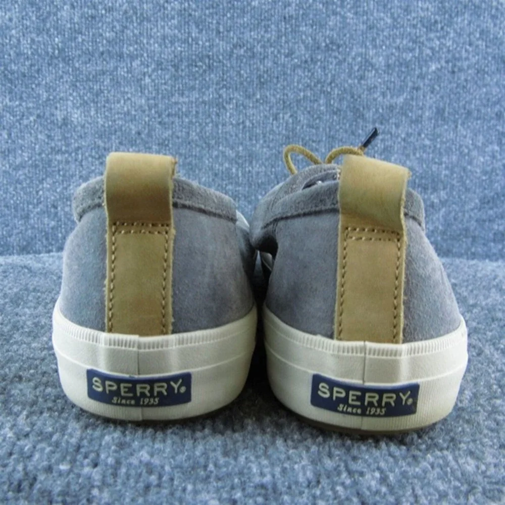 SPERRY Women Sneaker‎ Shoes Blue Leather Lace Up Size 11 Medium